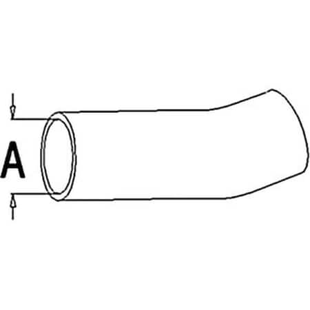 Aftermarket Radiator Hose - Upper Fits Case 770 870 A59864